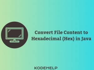 Convert File to Hexadecimal