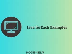 Java 8 forEach Examples