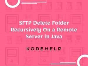 sftp delete folder
