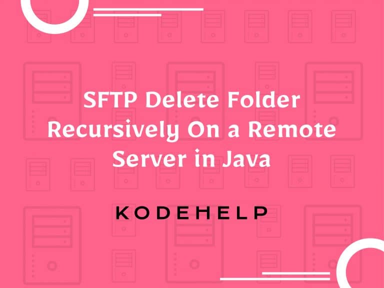 sftp delete folder